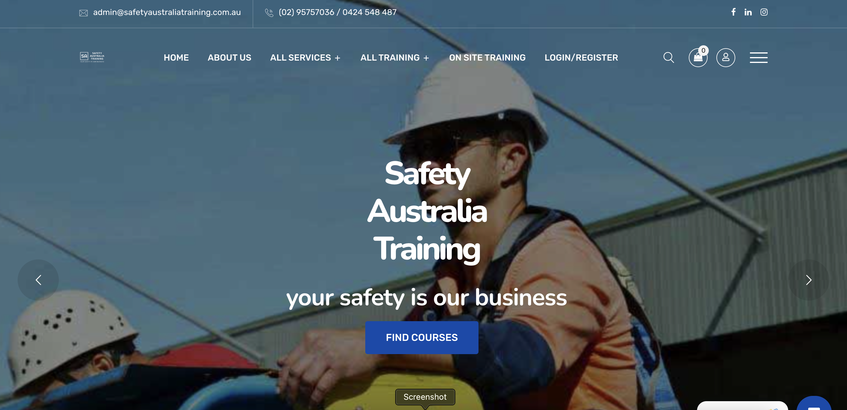 طراحی سایت شرکت استرالیایی